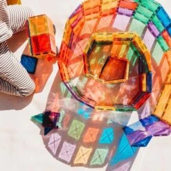 Connetix Ensemble Créatif Arc-en-ciel 100 Pièces -Bébé Idées Cadeaux Soldes Boutique connetix ensemble creatif arc en ciel 100 pieces 4