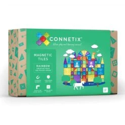 Connetix Ensemble Créatif Arc-en-ciel 100 Pièces -Bébé Idées Cadeaux Soldes Boutique connetix ensemble creatif arc en ciel 100 pieces 7