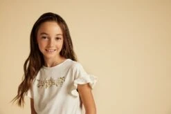 Creamie Haut à Manches Courtes Les Fleurs -Bébé Idées Cadeaux Soldes Boutique creamie haut a manches courtes les fleurs 4