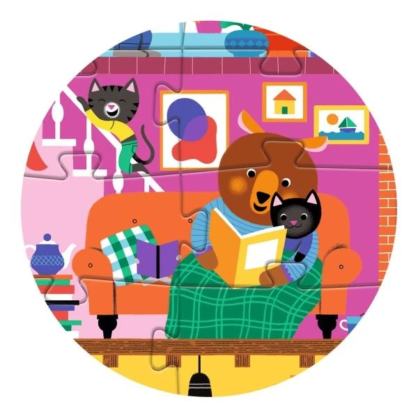 Djeco Casse-tête Géant - La Maison Des P’tits Copains (36 Mcx) 3 Djeco Casse-tête Géant - La Maison Des P’tits Copains (36 Mcx) – Image 3