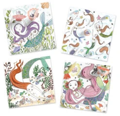 Djeco Coloriages Surprises Sous L'océan -Bébé Idées Cadeaux Soldes Boutique djeco coloriages surprises sous locean 3
