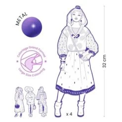 Djeco Demoiselles à Colorier Zaho 5 Djeco Demoiselles à Colorier Zaho -Bébé Idées Cadeaux Soldes Boutique djeco demoiselles a colorier zaho 2