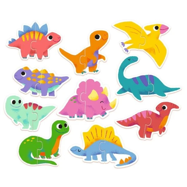Djeco Puzzle Duo - Dinos 2 Djeco Puzzle Duo - Dinos – Image 2