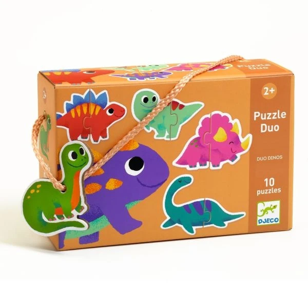 Djeco Puzzle Duo - Dinos 1 Djeco Puzzle Duo - Dinos