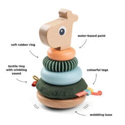 Done By Deer Tour à Empiler Raffi -Bébé Idées Cadeaux Soldes Boutique done by deer tour a empiler raffi 2