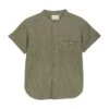 En Fant Chemise Manches Courtes Lignée Verte