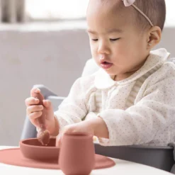 EZPZ Premier Ensemble Repas Sienna -Bébé Idées Cadeaux Soldes Boutique ezpz premier ensemble repas sienna 2