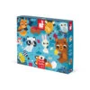 Janod Puzzle Tactile Géant - Les Animaux De La Forêt (20 Mcx)