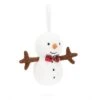 Jellycat Ornement En Peluche Bonhomme De Neige