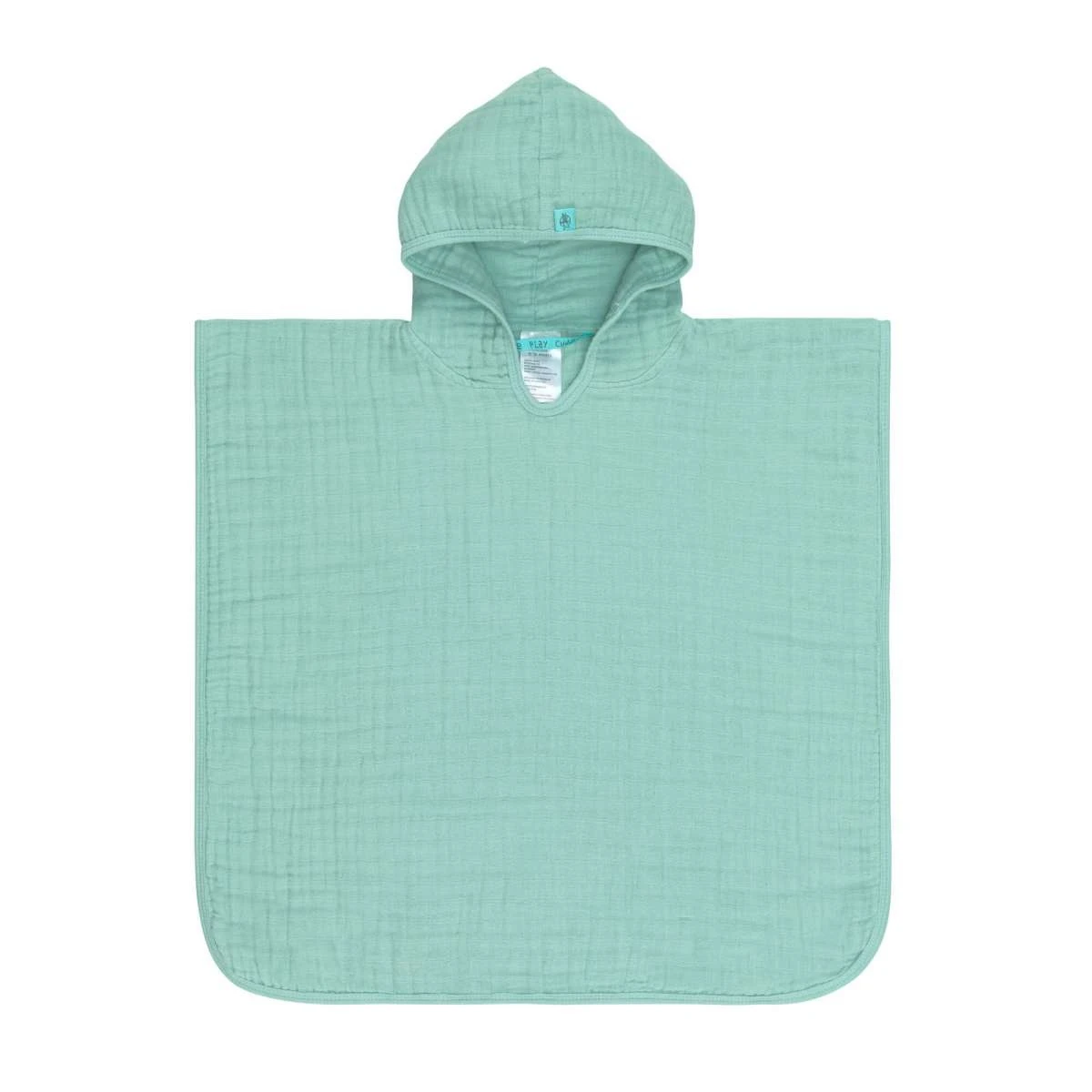 LÄSSIG Laessig Poncho De Bain En Mousseline Menthe 3 LÄSSIG Laessig Poncho De Bain En Mousseline Menthe – Image 3