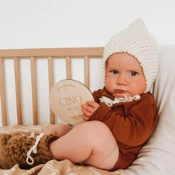 Le Petit Tableau Noir Pastilles De Bois Mensuelles -Bébé Idées Cadeaux Soldes Boutique le petit tableau noir pastilles de bois mensuelles 3