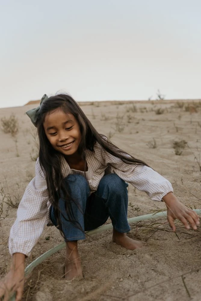 Les Petites Natures Pantacourt Denim Indigo 3 Les Petites Natures Pantacourt Denim Indigo – Image 3