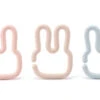 Loulou Lollipop Anneaux Lapins En Silicone Pastel