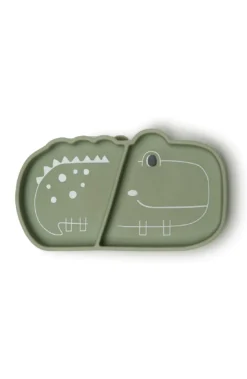 Loulou Lollipop Assiette En Silicone Alligator