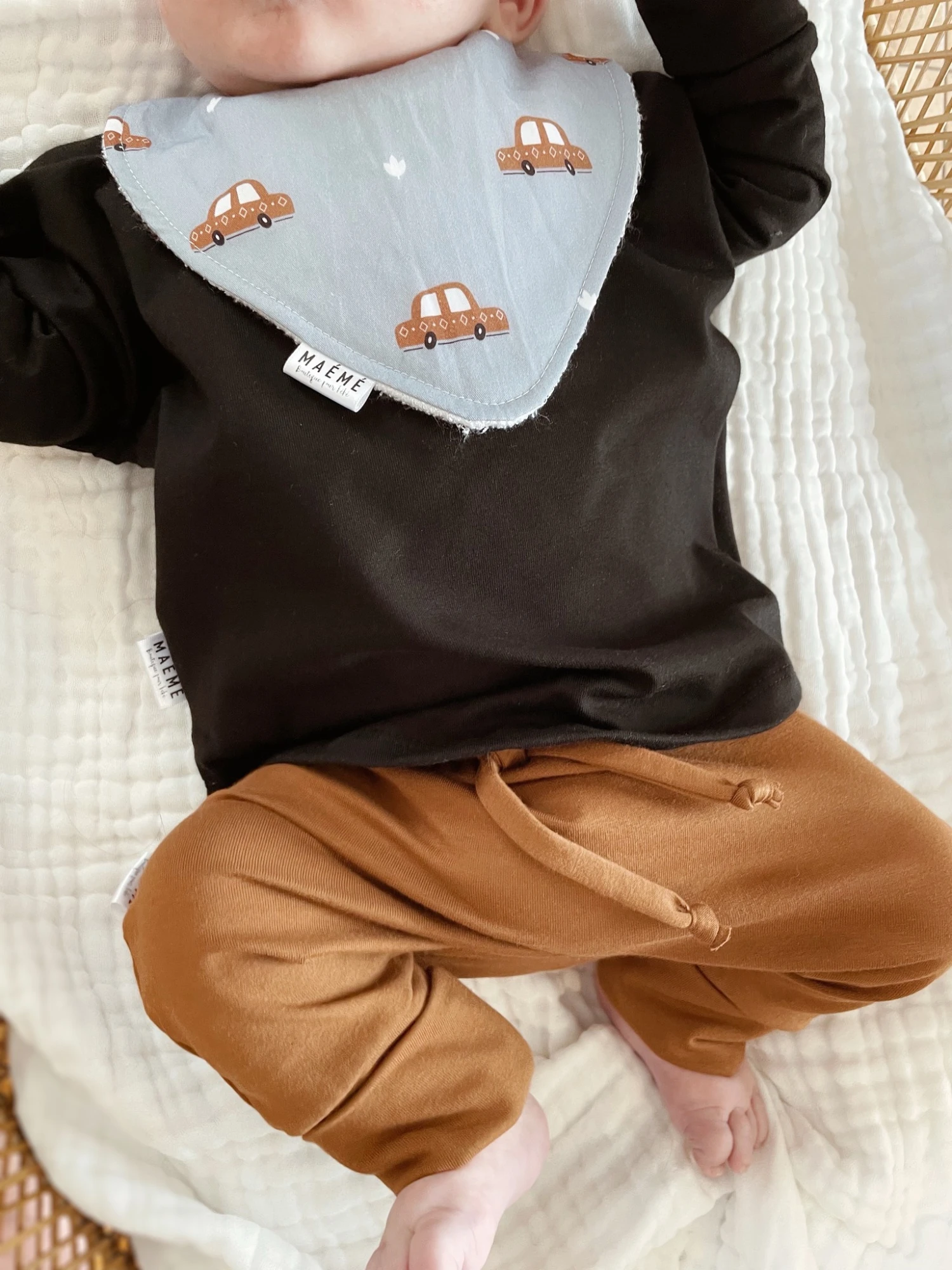 MAÉMÉ Bavoir Voitures 1 MAÉMÉ Bavoir Voitures