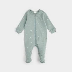 Petit Lem Pyjama Une Pièce Côtelé Libellules