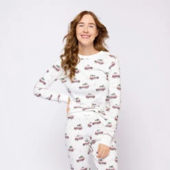 Petit Lem Pyjama Voitures Festives Femme -Bébé Idées Cadeaux Soldes Boutique petit lem pyjama voitures festives femme 2