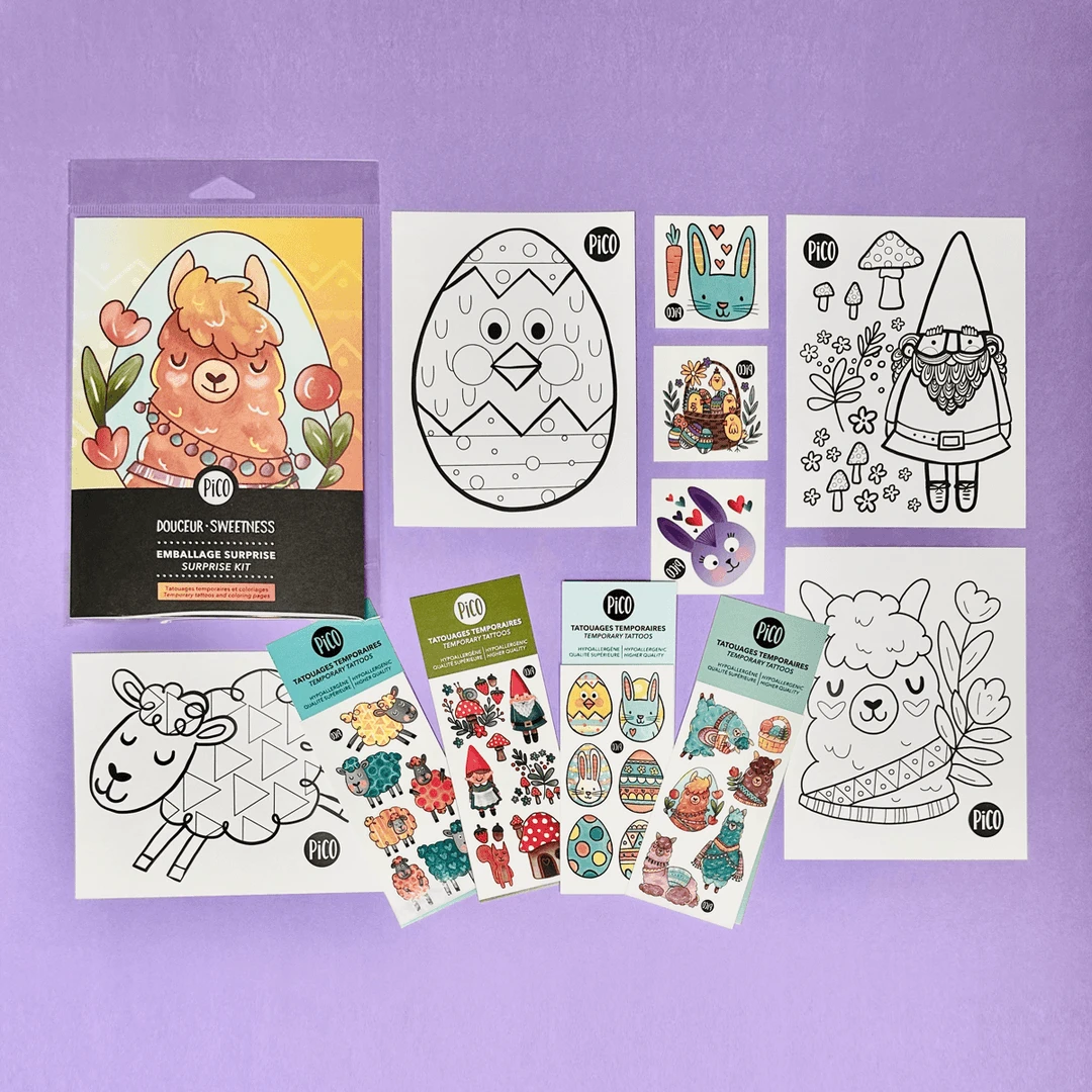 Pico Ensemble De Tatouages Temporaires Douceur 1 Pico Ensemble De Tatouages Temporaires Douceur