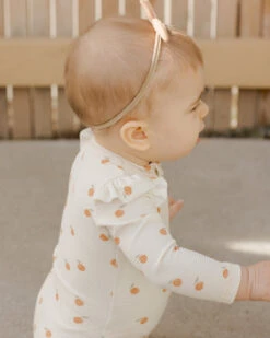 Quincy Mae Maillot Une Pièce Manches Longues Oranges -Bébé Idées Cadeaux Soldes Boutique quincy mae maillot une piece manches longues orang 3