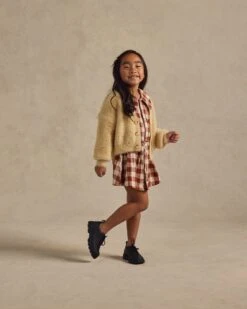 Rylee + Cru Robe Olive Ruby Red