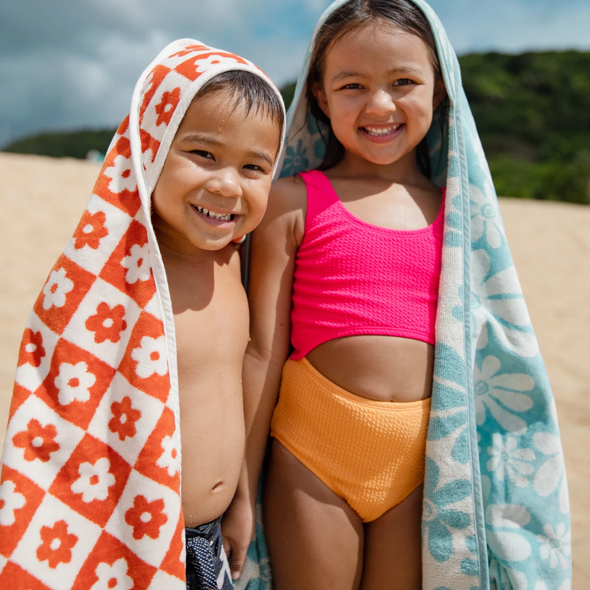 Slowtide Serviette à Capuche - Gigi (Rouille) 2 Slowtide Serviette à Capuche - Gigi (Rouille) – Image 2