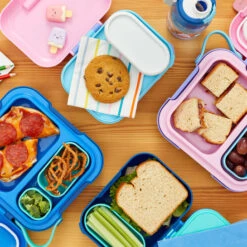 Zoku Boîte Bento Bleu -Bébé Idées Cadeaux Soldes Boutique zoku boite bento bleu 2